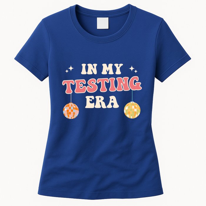 In My Testing Era, Funny Testing Teacher, Teaching Student Womens T-Shirt