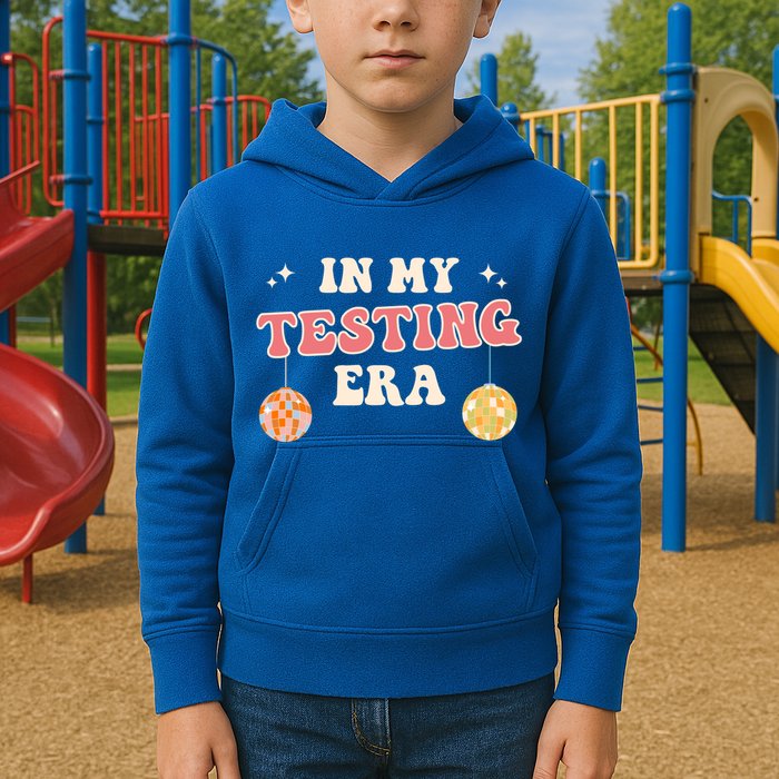 In My Testing Era, Funny Testing Teacher, Teaching Student Kids Hoodie