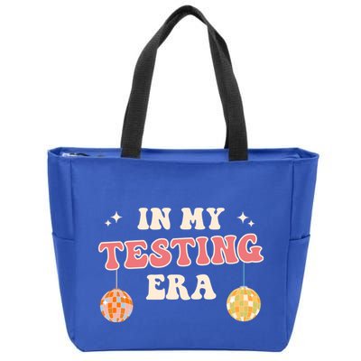 In My Testing Era, Funny Testing Teacher, Teaching Student Zip Tote Bag
