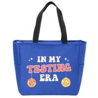 In My Testing Era, Funny Testing Teacher, Teaching Student Zip Tote Bag