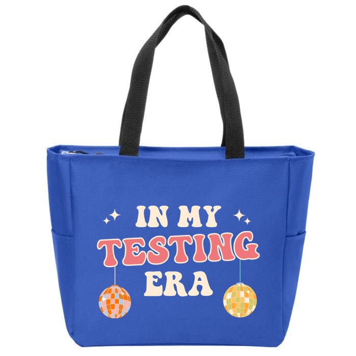In My Testing Era, Funny Testing Teacher, Teaching Student Zip Tote Bag