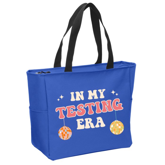 In My Testing Era, Funny Testing Teacher, Teaching Student Zip Tote Bag