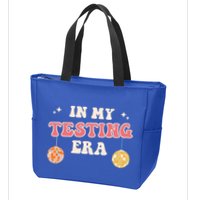 In My Testing Era, Funny Testing Teacher, Teaching Student Zip Tote Bag