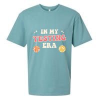 In My Testing Era, Funny Testing Teacher, Teaching Student Sueded Cloud Jersey T-Shirt