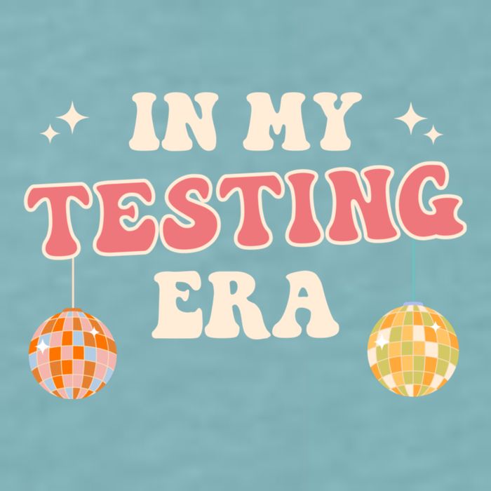 In My Testing Era, Funny Testing Teacher, Teaching Student Sueded Cloud Jersey T-Shirt