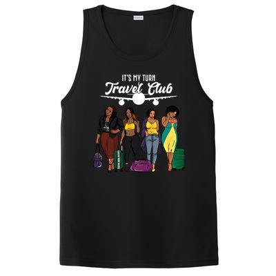 It's My Turn Travel Club Traveling Black African American Women PosiCharge Competitor Tank