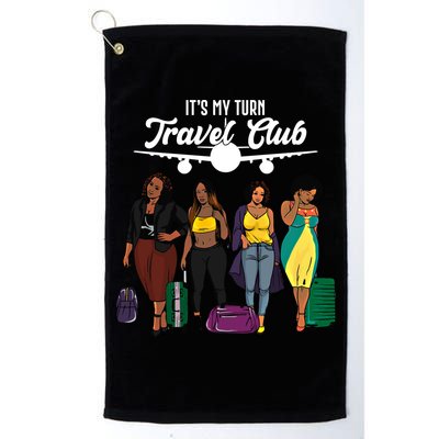 It's My Turn Travel Club Traveling Black African American Women Golf Towel