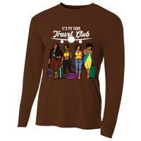 It's My Turn Travel Club Traveling Black African American Women Cooling Performance Long Sleeve Crew