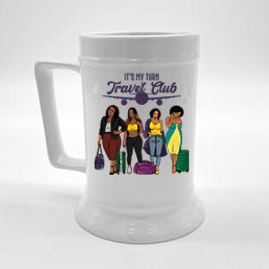 It's My Turn Travel Club Traveling Black African American Women Beer Stein