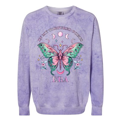 In My Tortured Poets Era Butterfly Ttpd Colorblast Crewneck Sweatshirt