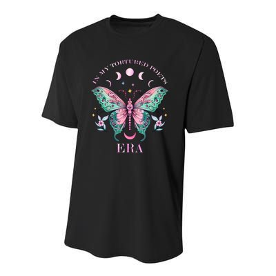 In My Tortured Poets Era Butterfly Ttpd Youth Performance Sprint T-Shirt