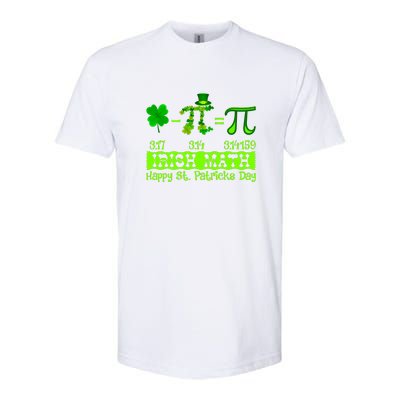 Irish Math Teacher Pi Number St Patricks Day Mathematics Softstyle® CVC T-Shirt