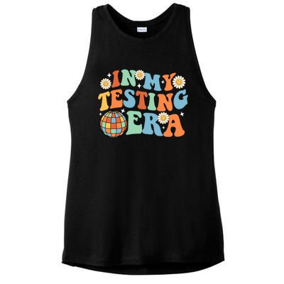 In My Testing Era, Funny Testing Teacher, Teaching Student Ladies PosiCharge Tri-Blend Wicking Tank