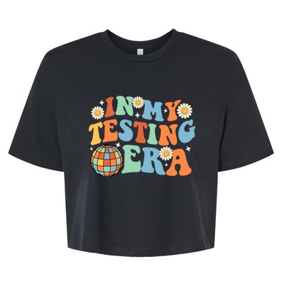 In My Testing Era, Funny Testing Teacher, Teaching Student Bella+Canvas Jersey Crop Tee