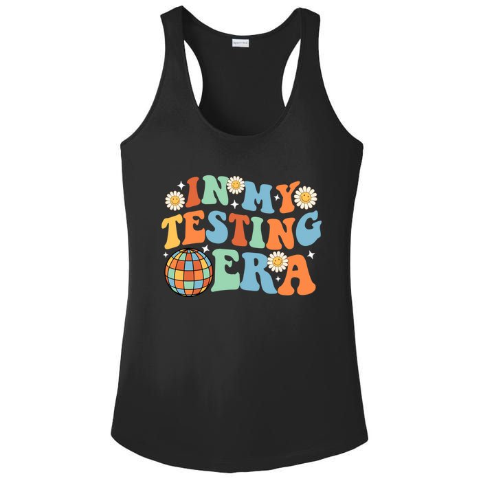 In My Testing Era, Funny Testing Teacher, Teaching Student Ladies PosiCharge Competitor Racerback Tank