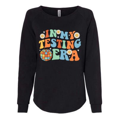 In My Testing Era, Funny Testing Teacher, Teaching Student Womens California Wash Sweatshirt