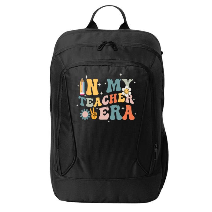 In My Teacher Era First Day Of School Teacher Back To School City Backpack