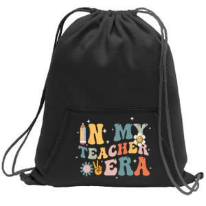 In My Teacher Era First Day Of School Teacher Back To School Sweatshirt Cinch Pack Bag