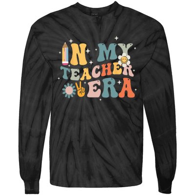 In My Teacher Era First Day Of School Teacher Back To School Tie-Dye Long Sleeve Shirt