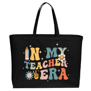 In My Teacher Era First Day Of School Teacher Back To School Cotton Canvas Jumbo Tote