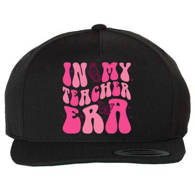 In My Teacher Era Back To School 1st Of School Teacher Wool Snapback Cap