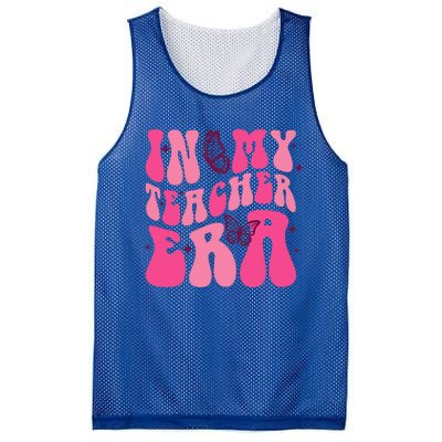 In My Teacher Era Back To School 1st Of School Teacher Mesh Reversible Basketball Jersey Tank