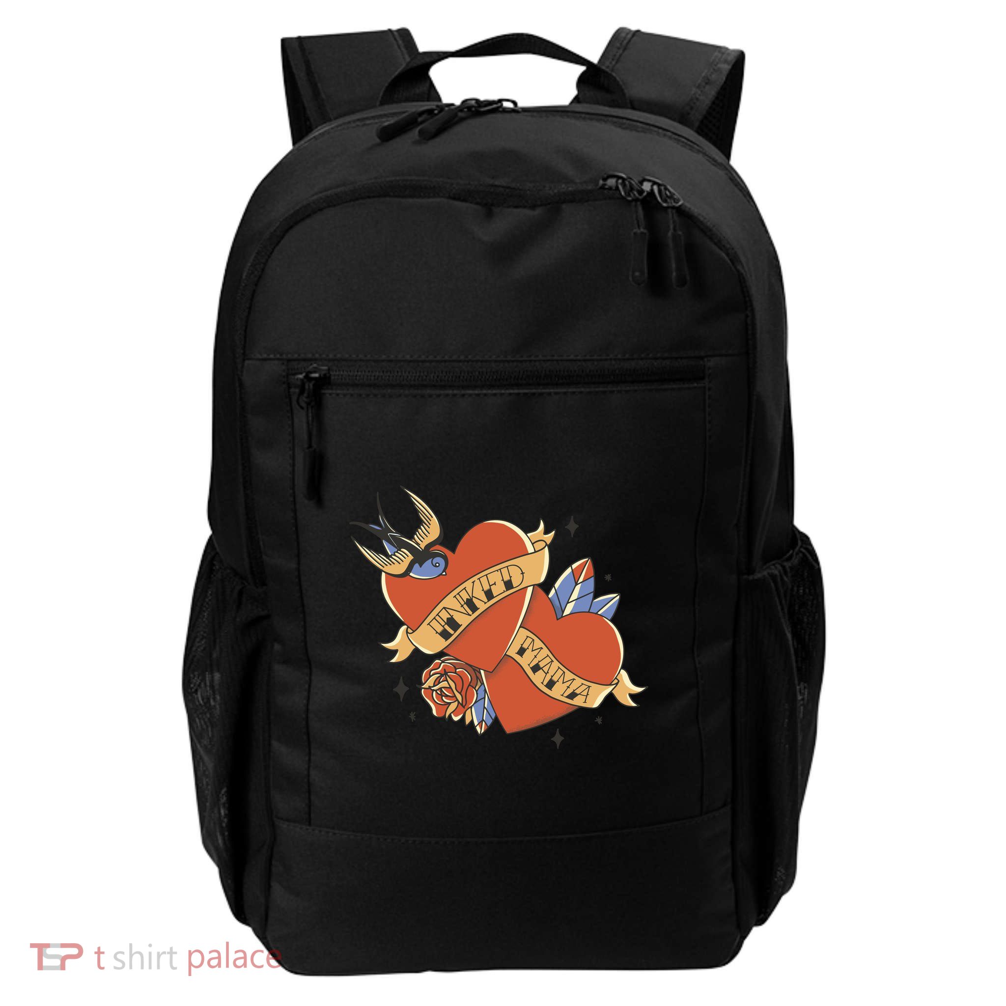 Inked Mama Tattoo Heart Backpack