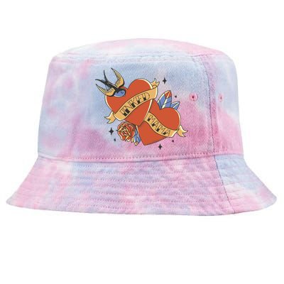 Inked Mama Tattoo Heart Tie-Dyed Bucket Hat