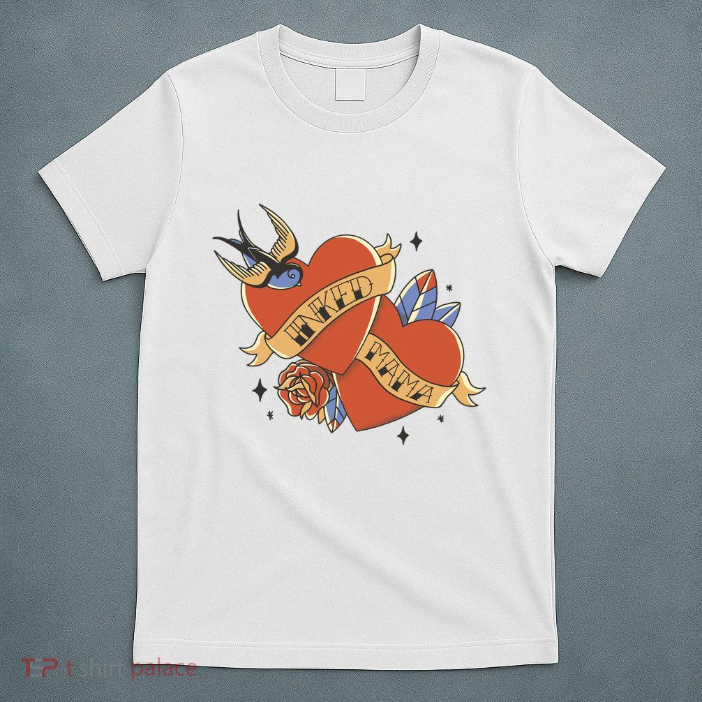 Inked Mama Tattoo Heart T-Shirt
