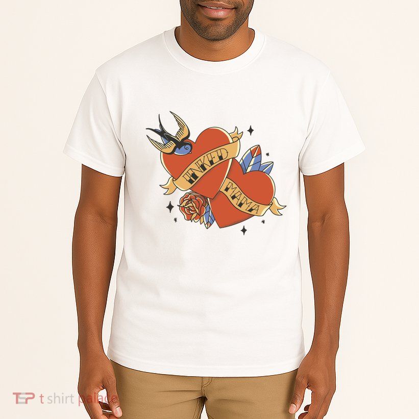 Inked Mama Tattoo Heart Tall T-Shirt