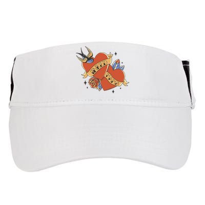 Inked Mama Tattoo Heart Adult Drive Performance Visor