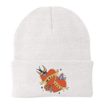 Inked Mama Tattoo Heart Knit Cap Winter Beanie