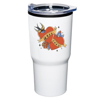 Inked Mama Tattoo Heart Tumbler