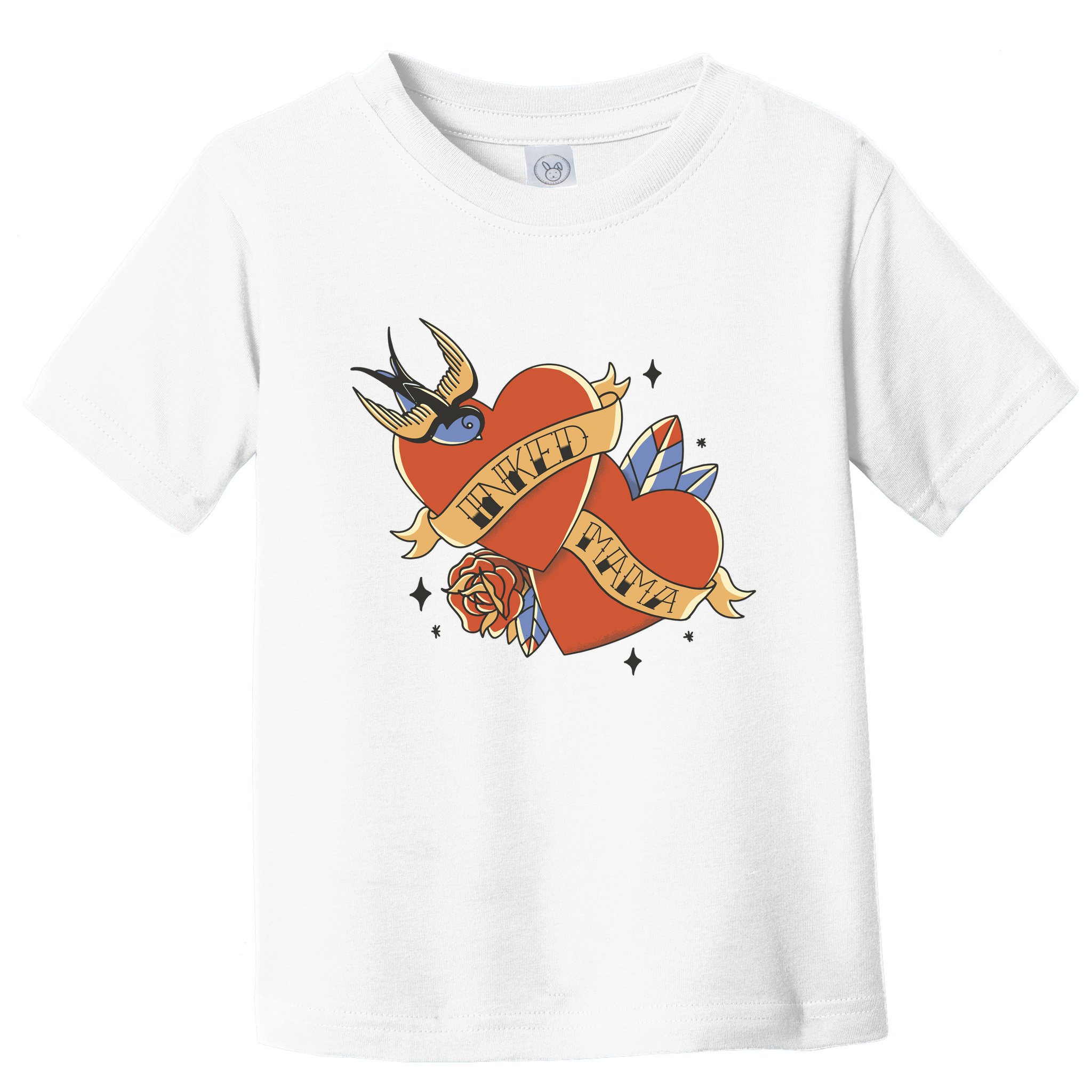 Inked Mama Tattoo Heart Toddler T-Shirt