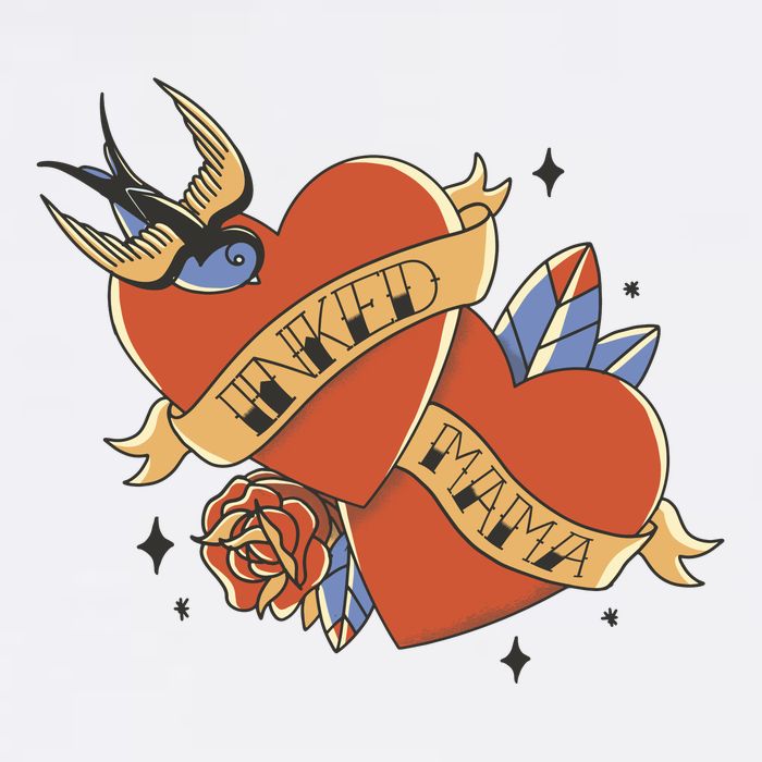 Inked Mama Tattoo Heart Toddler T-Shirt