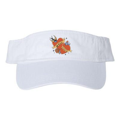 Inked Mama Tattoo Heart Valucap Bio-Washed Visor