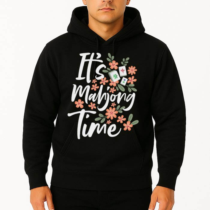 It's Mahjong Time Gambling Chinese Game Casino Player Hoodie