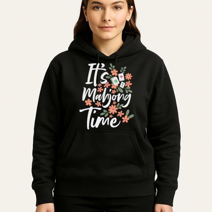 It's Mahjong Time Gambling Chinese Game Casino Player Hoodie