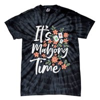 It's Mahjong Time Gambling Chinese Game Casino Player Tie-Dye T-Shirt