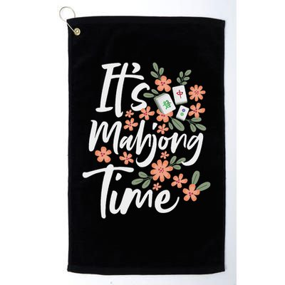 It's Mahjong Time Gambling Chinese Game Casino Player Golf Towel