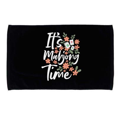 It's Mahjong Time Gambling Chinese Game Casino Player Microfiber Hand Towel