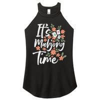 It's Mahjong Time Gambling Chinese Game Casino Player Women's Perfect Tri Rocker Tank