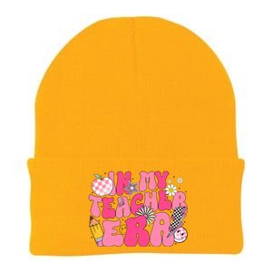 In My Teacher Era First Day Of School Back To School Knit Cap Winter Beanie