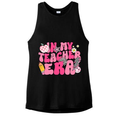 In My Teacher Era First Day Of School Back To School Ladies PosiCharge Tri-Blend Wicking Tank