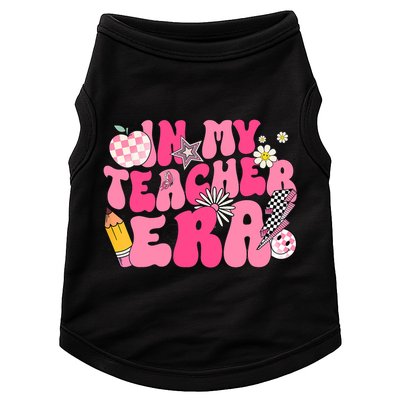 In My Teacher Era First Day Of School Back To School Doggie Tank