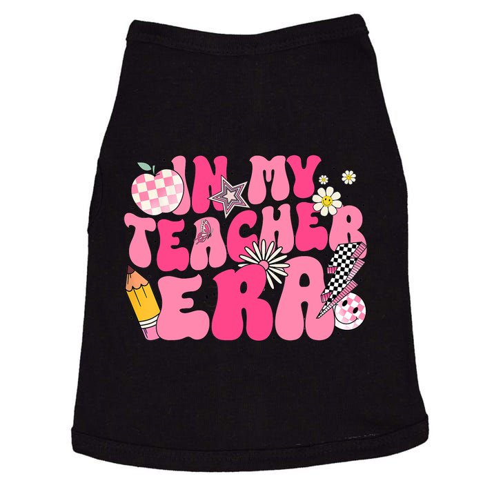 In My Teacher Era First Day Of School Back To School Doggie Tank