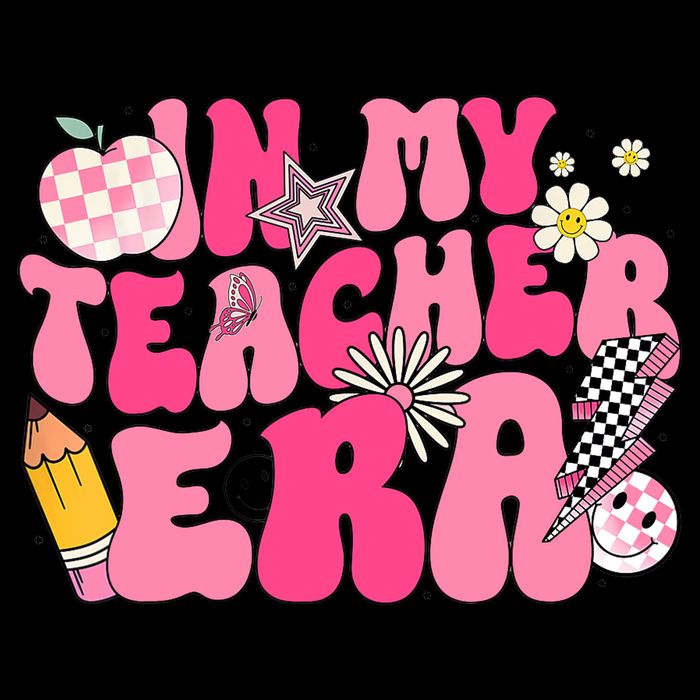 In My Teacher Era First Day Of School Back To School T-Shirt