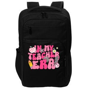 In My Teacher Era First Day Of School Back To School Impact Tech Backpack