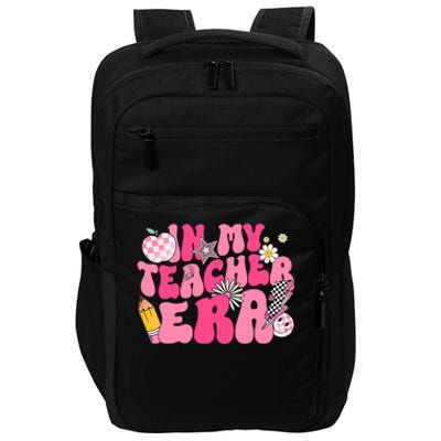 In My Teacher Era First Day Of School Back To School Impact Tech Backpack