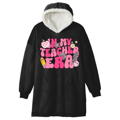 In My Teacher Era First Day Of School Back To School Hooded Wearable Blanket
